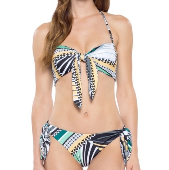 NWT Becca Reversible Bandeau Bikini Top size Large - Picture 4 of 13